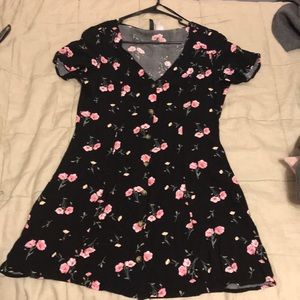Black & Pink floral H&M dress